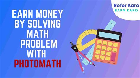 How to Earn Money by Solving Math Problems .